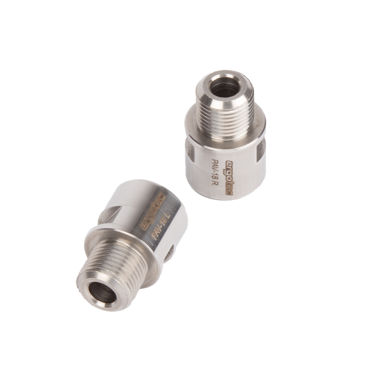 Ergotec Pedal Achsverlängerung silber (Paar)