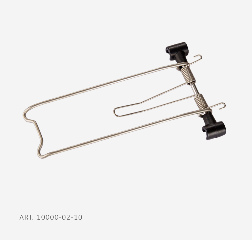 Racktime Federklappe ClampIt Edelstahl für alle Shine-Modelle, Standit, Addit, Tourit, Foldit und Topit 100/10mm