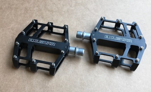 Exustar E-PB525 MTB/BMX Pedale schwarz