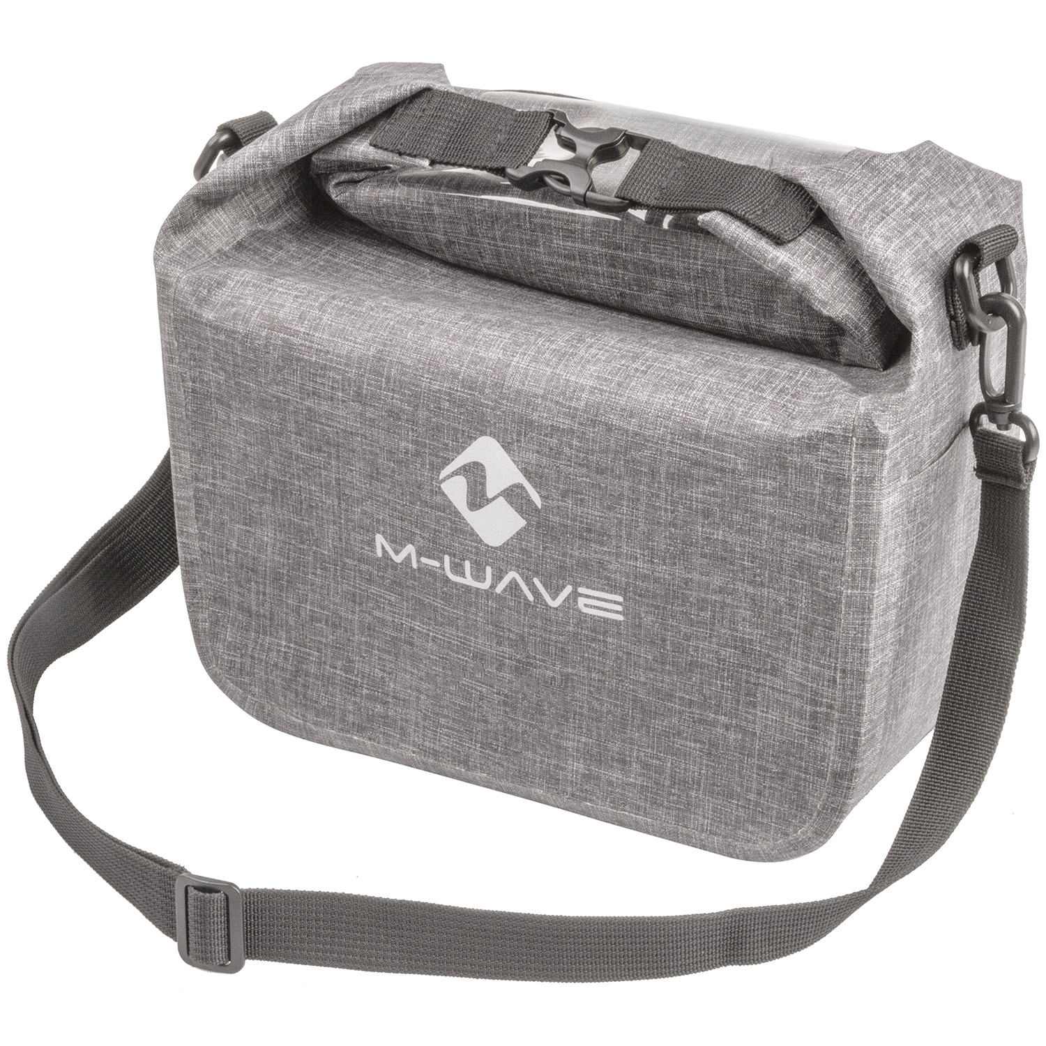 M-WAVE Suburban Front Lenkertasche grau