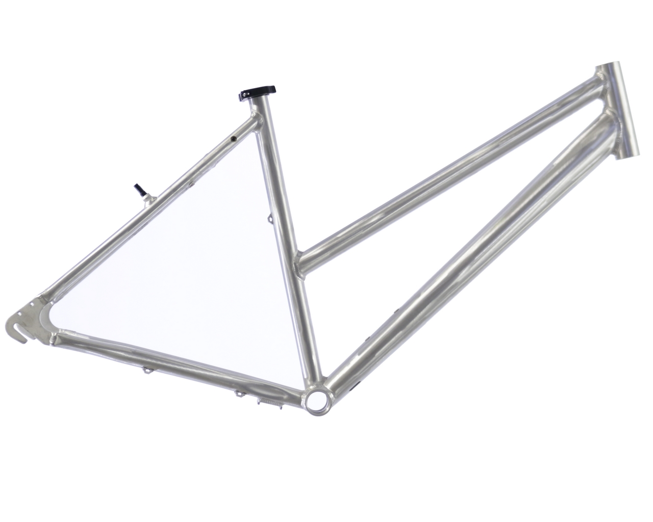 28" CNC Tour One Lady Nexus/SS Rahmen 50 cm raw silber