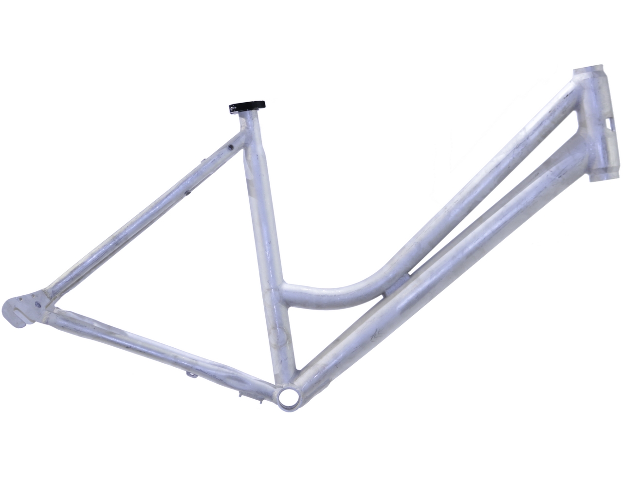 28" CNC Tour One Damern Nexus/SS Rahmen 53 cm raw silber