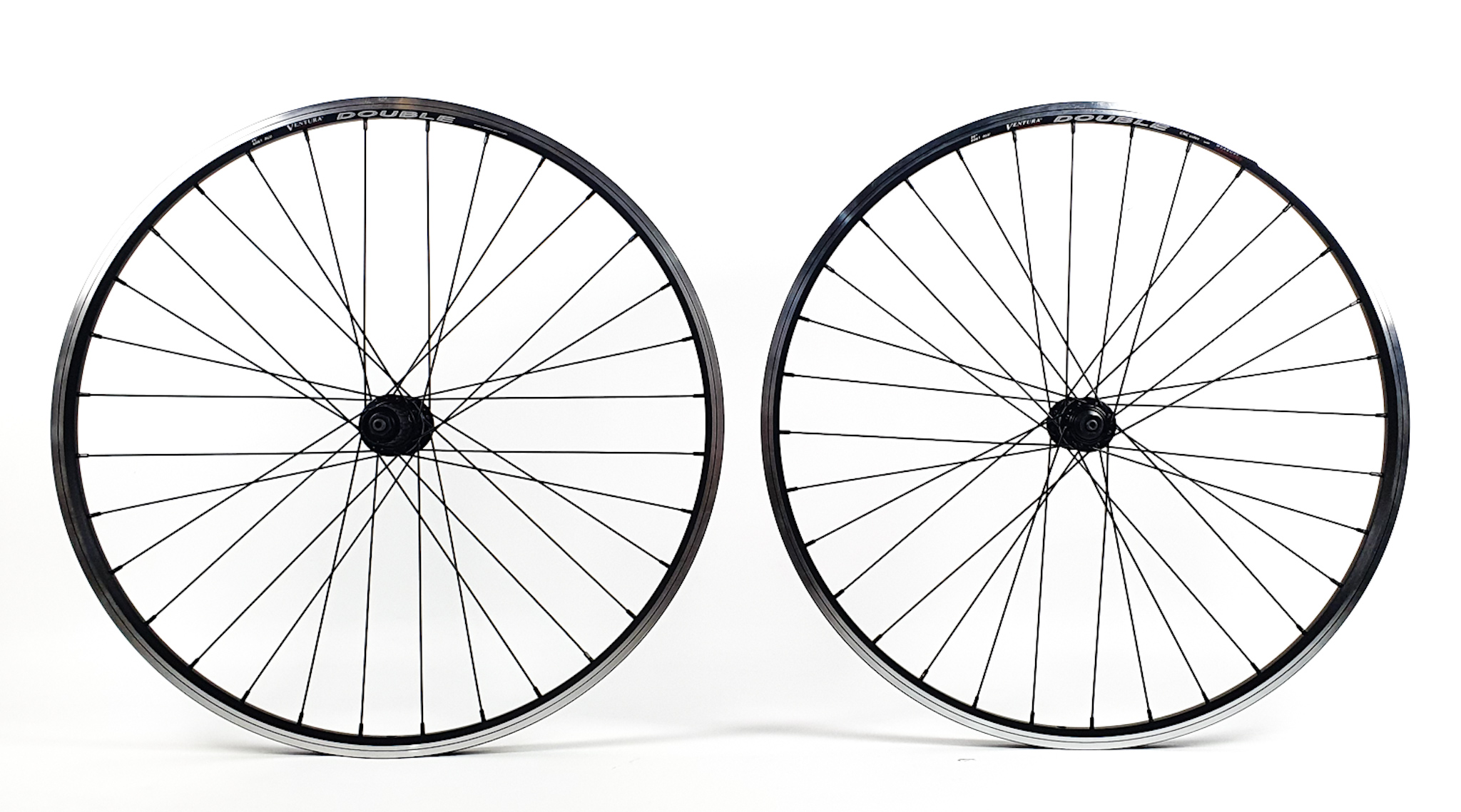 26" Shimano Laufradsatz Deore HB/FH-T610/Ventura Double V-Brake schwarz