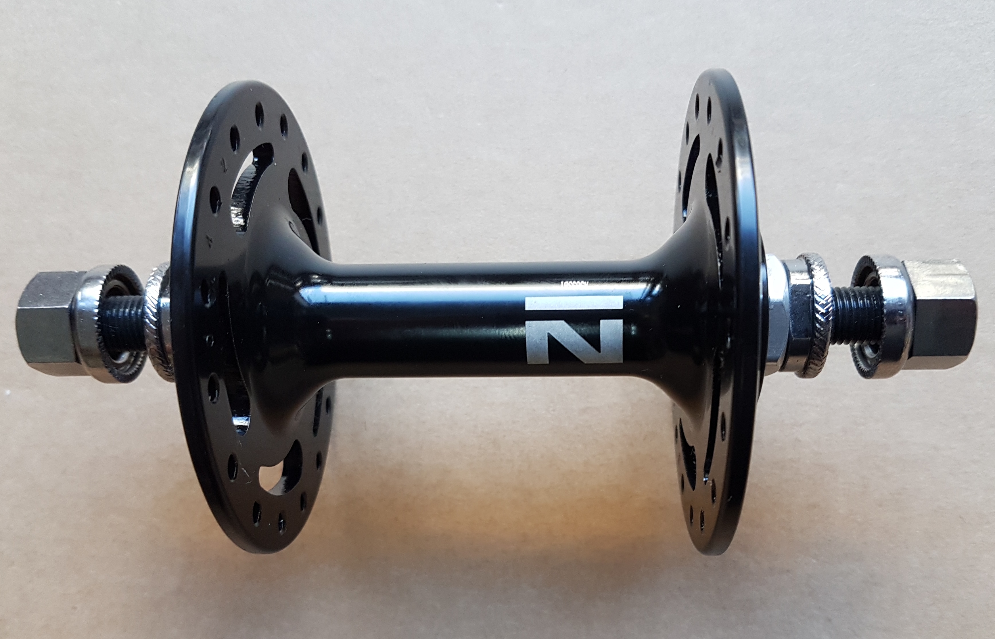 Novatec Bahnvorderradnabe schwarz-glanz 32 Loch