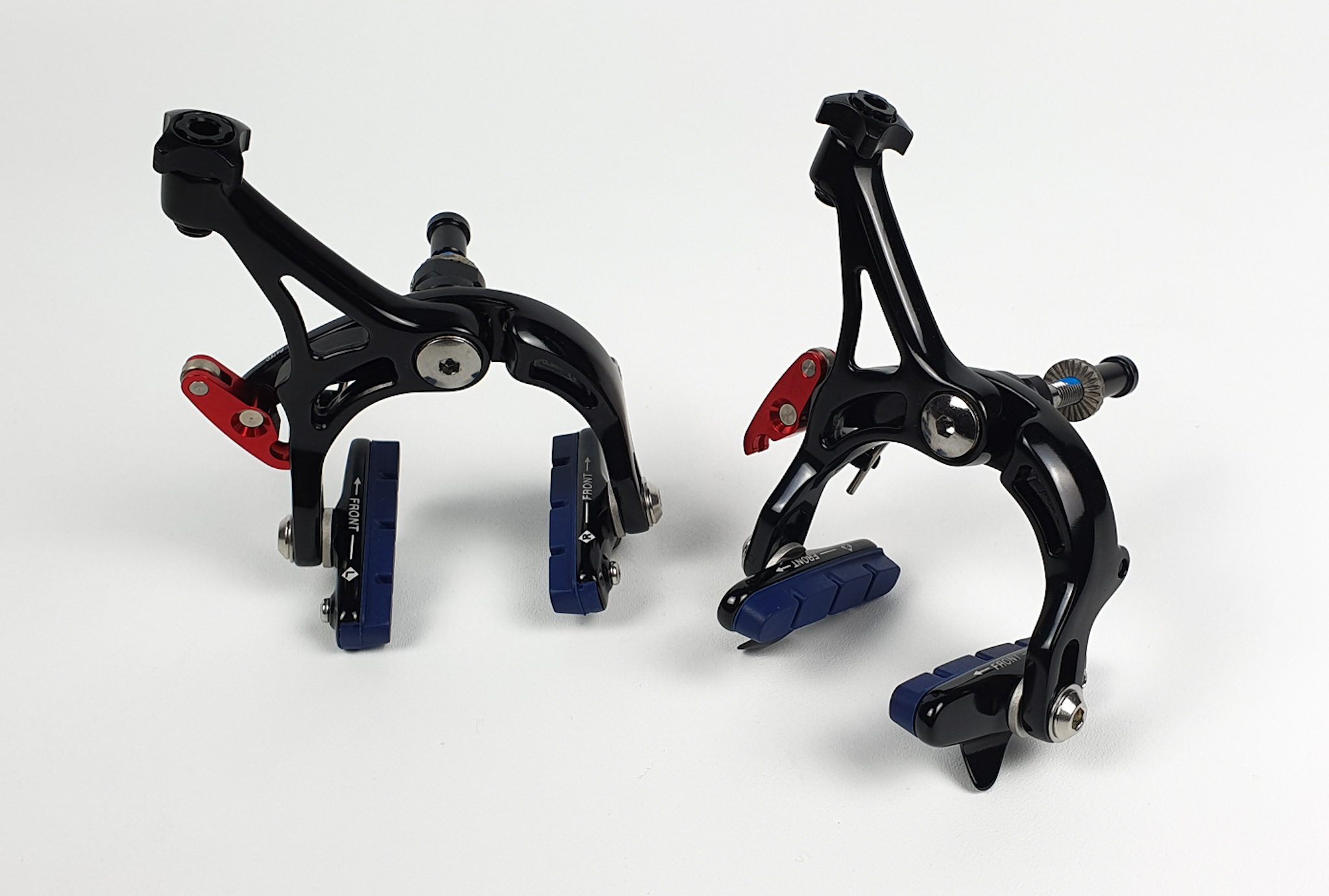 CNC Fouriers ultraleicht Rennradbremsen Set für VR & HR schwarz