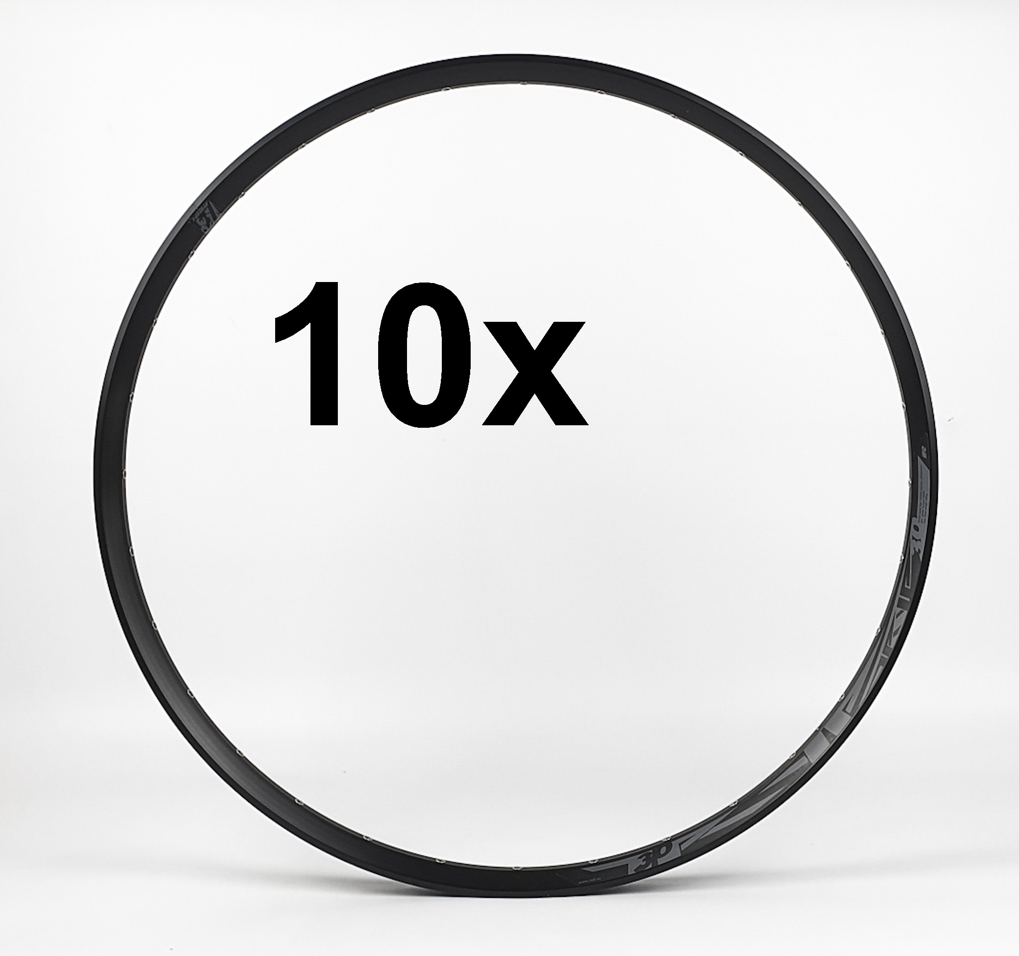 29" Rodi Tryp 30 Disc Felge 32L schwarz Dekor grau 10er Paket