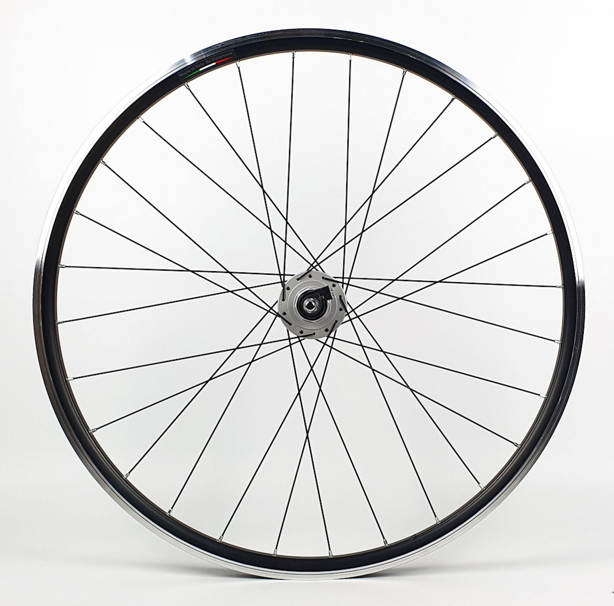 28" Shimano DH-C3000-1N Nabendynamo silber/Gipiemme schwarz
