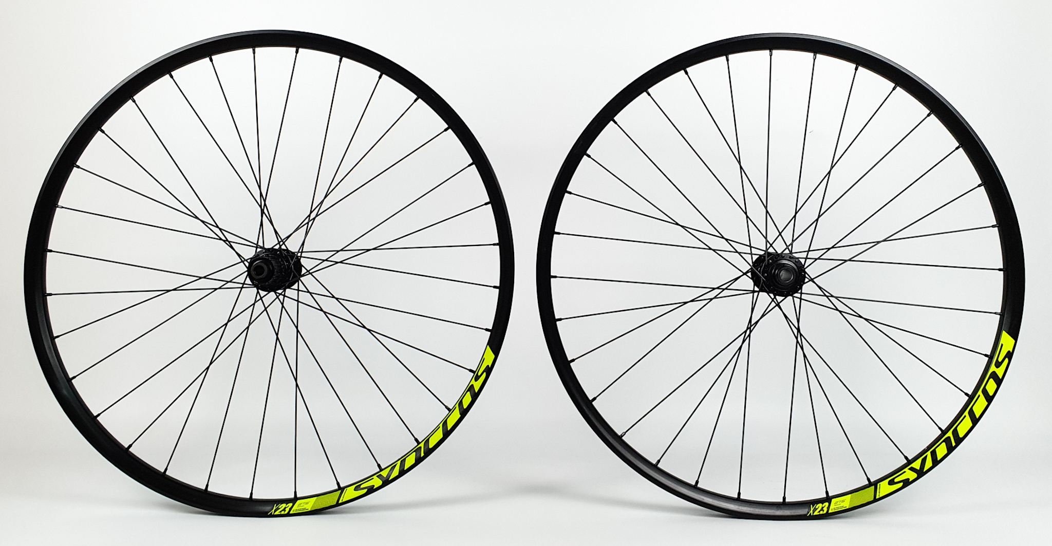 27,5" Laufradsatz Shimano HB/FH-MT400/Syncros X-23 schwarz