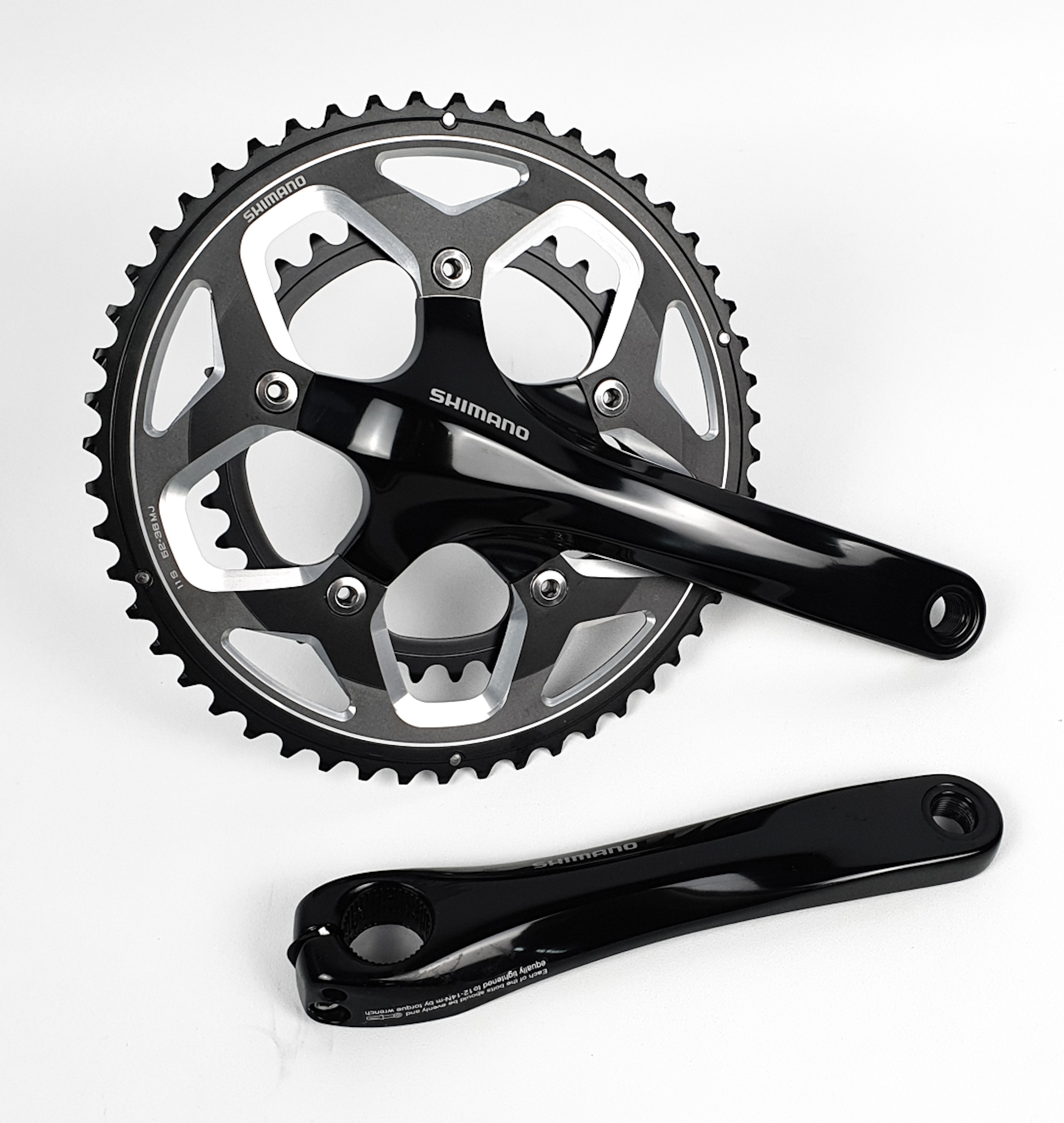 Shimano Kurbel FC-RS500 175mm 52/36 schwarz ohne BB