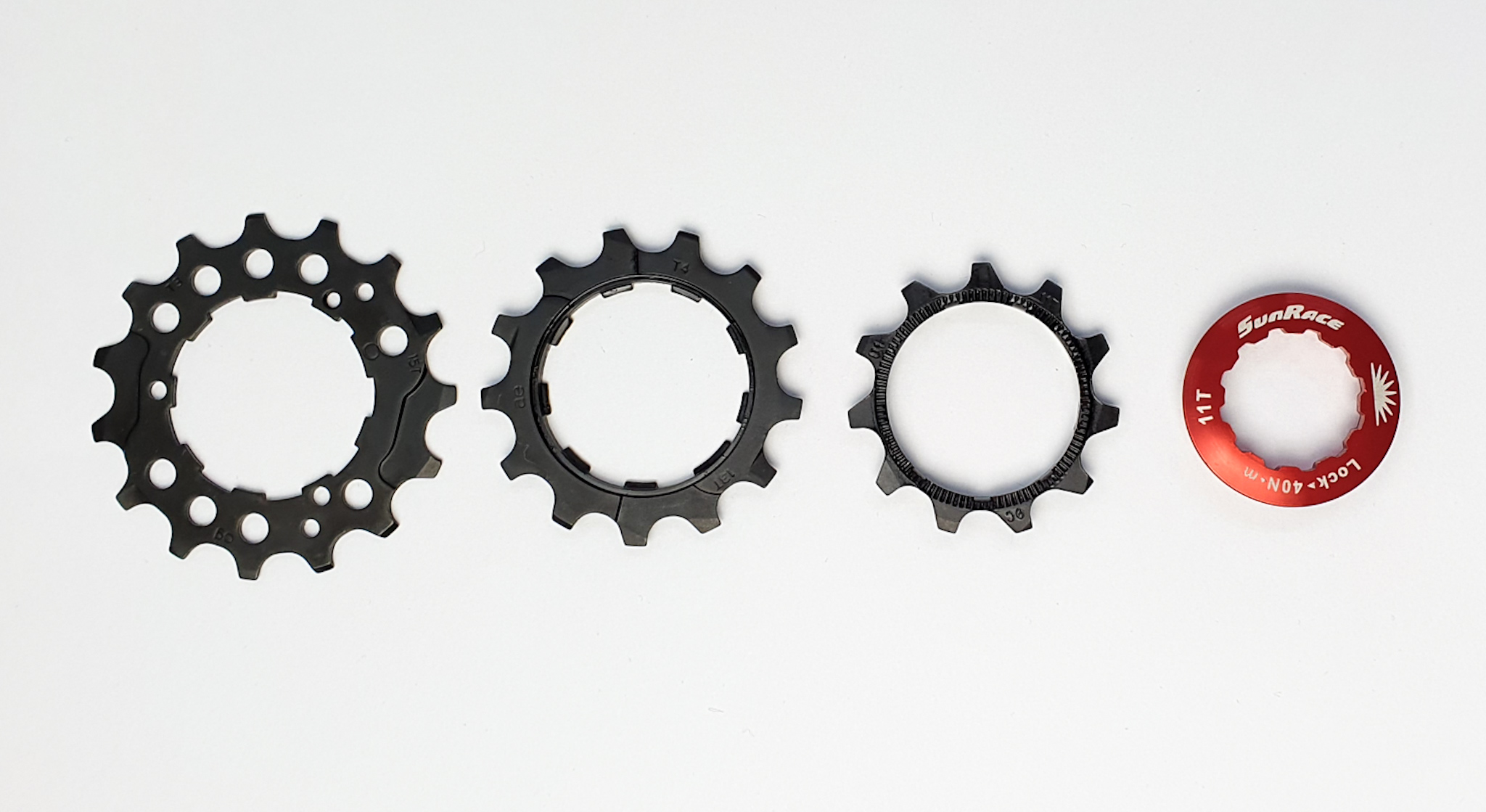 Sunrace SPCS10 B Kassetten Ersatz 11/13/15/Lockring 10-Fach schwarz