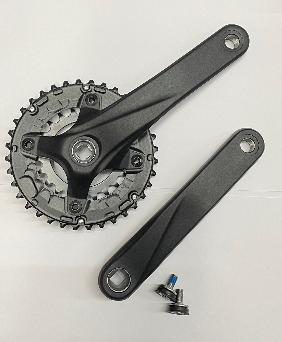 CNC 2x10/11 Kurbel 175mm 36/22Z schwarz Vierkant