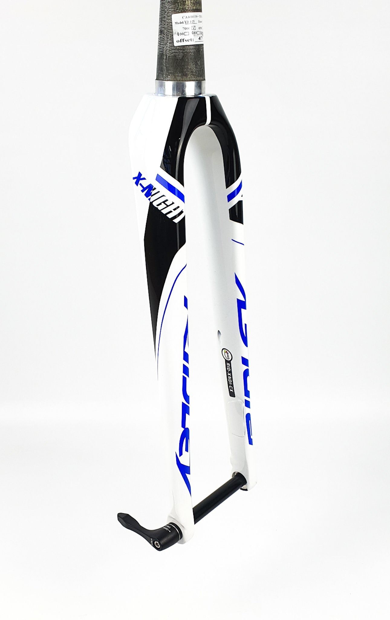 Ridley Gravel/Cross Carbon FM Disc-Gabel 15x100mm 28" tapered weiss/blau