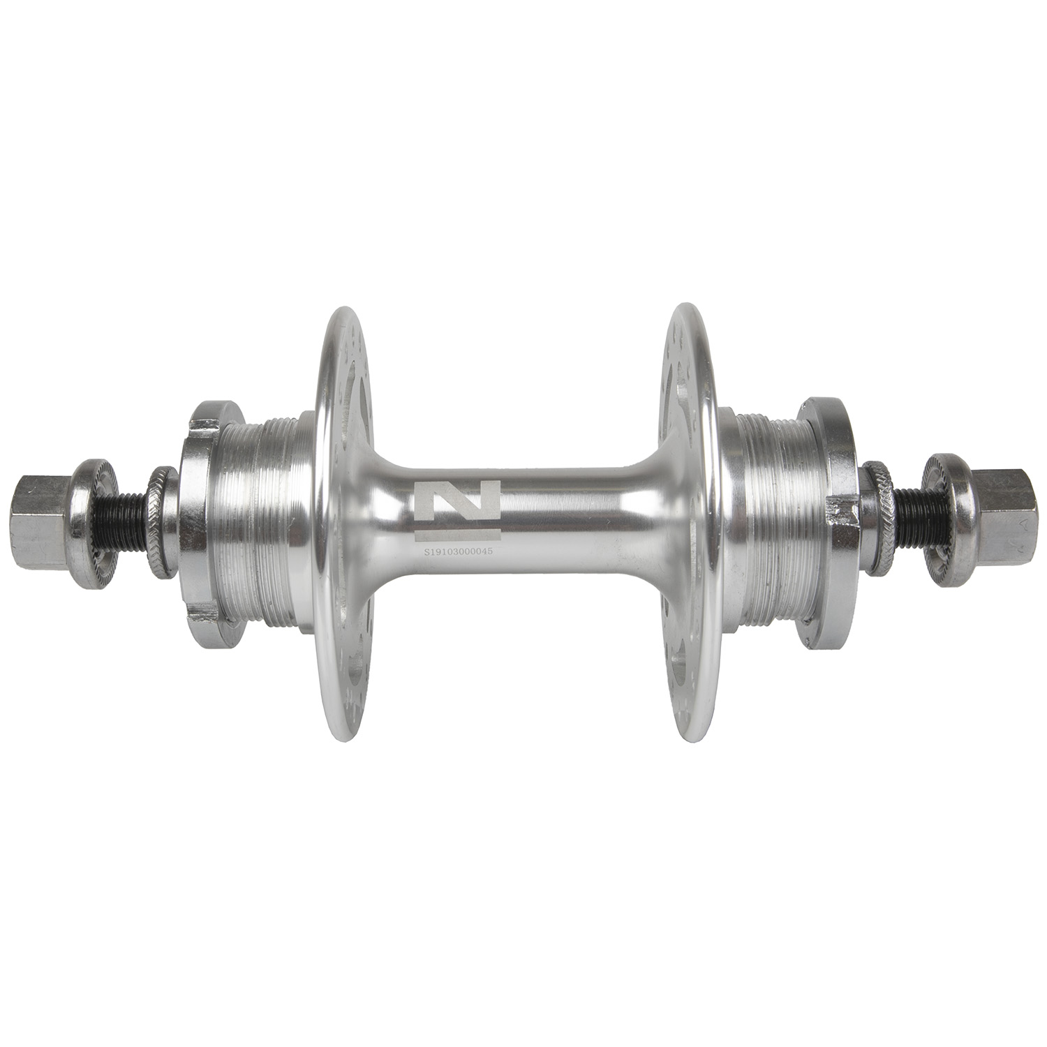 Novatec Bahnhinterradnabe Fix/Fix silber 36L