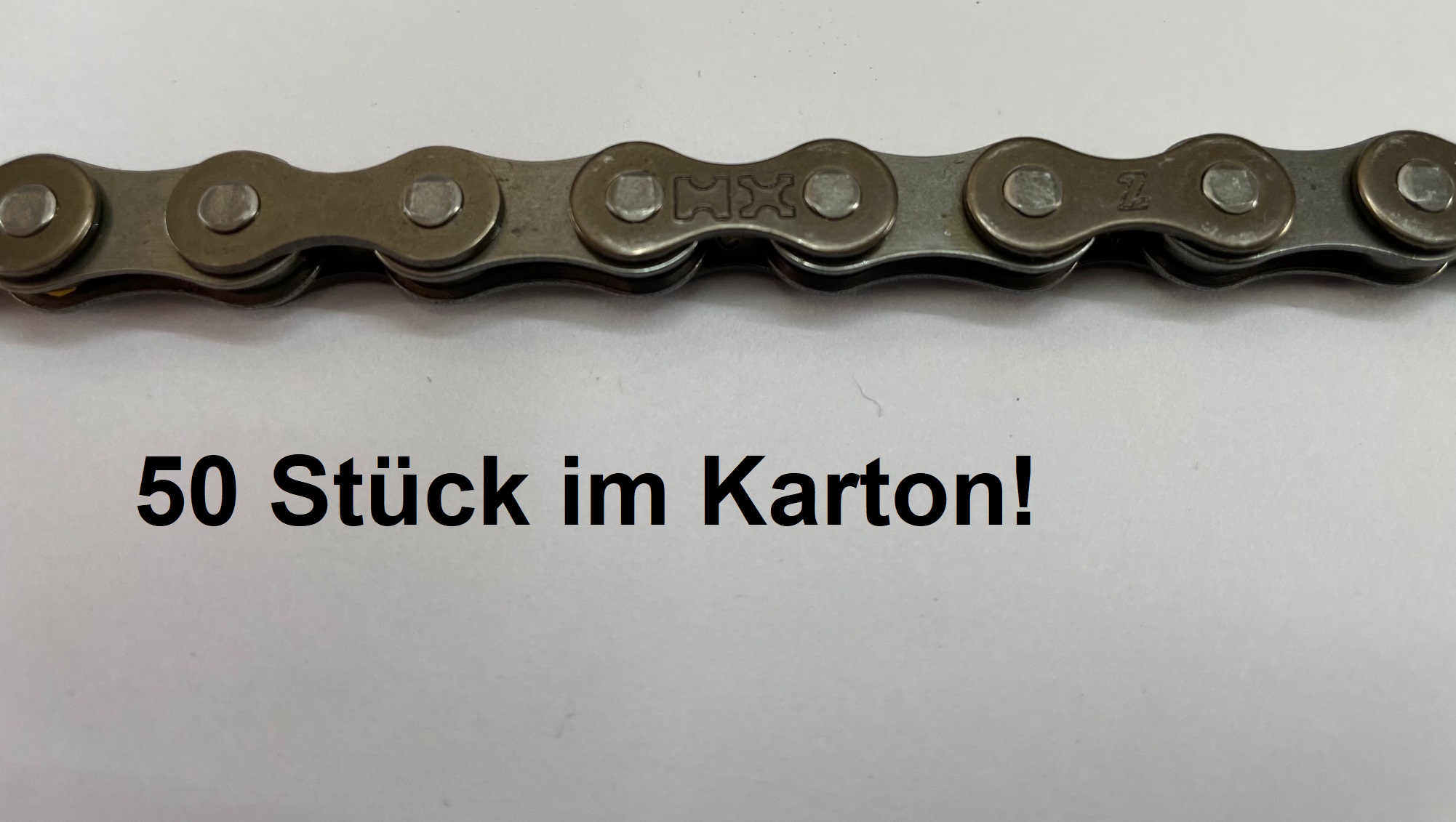 KMC Z610HX Singlespeed Kette schmal 3/32"  braun (50er Karton)