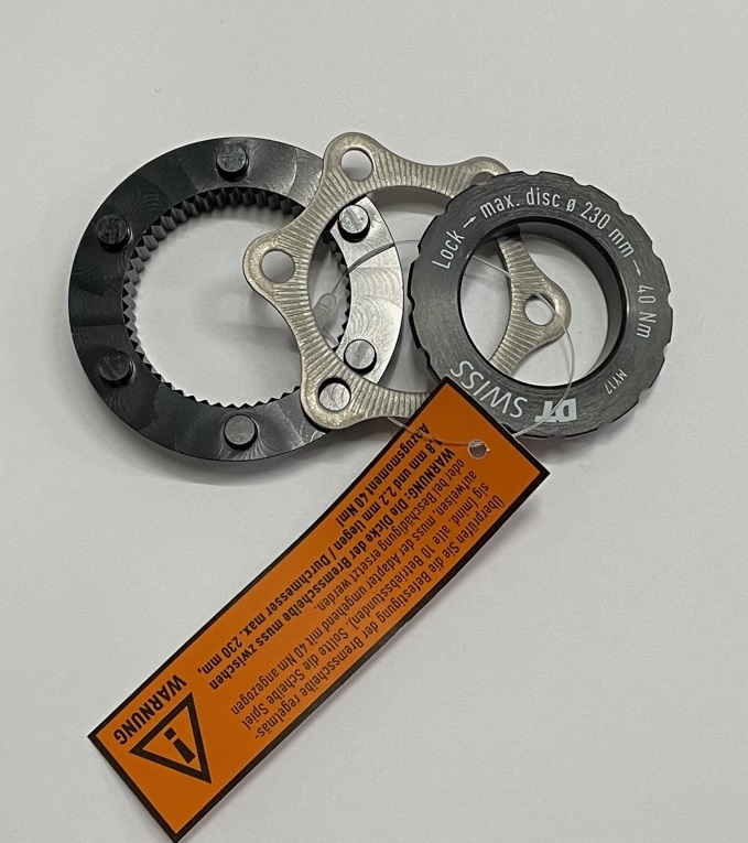 DT Swiss Centerlock Adapter auch für Steckachse