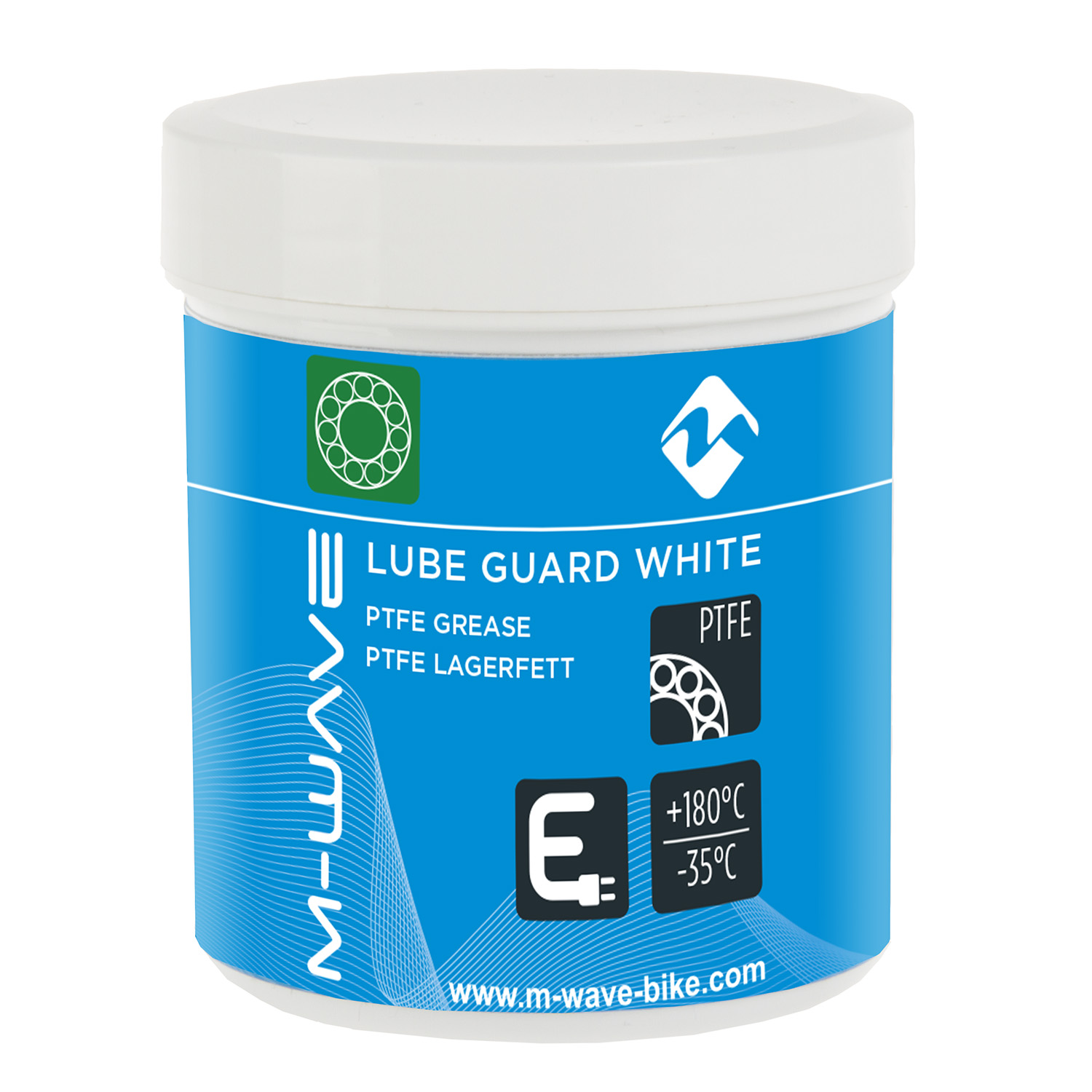 M-WAVE Lube Guard White Lagerfett PTFE 125g