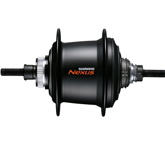 Shimano Nexus 7-Gang Getriebenabe SG-C3001-7D Centerlock 32 Loch schwarz
