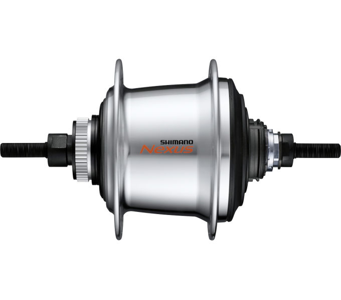 Shimano Nexus 7-Gang Getriebenabe SG-C3001-7D Centerlock 32 Loch silber