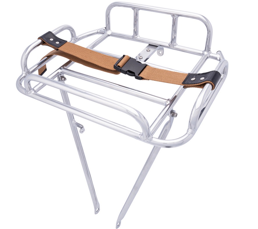 Atranvelo Cargo Extra Vorderradgepäckträger vintage-chrome