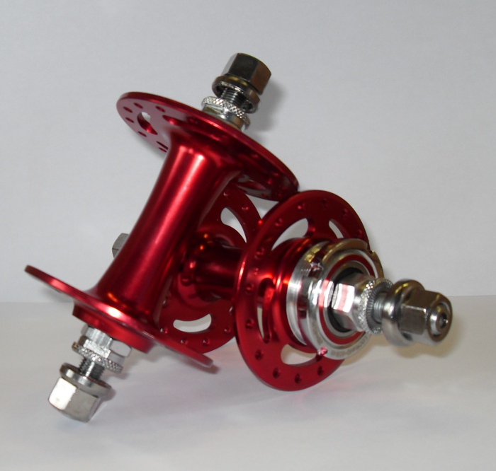 Novatec Bahnvorderradnabe 32L rot