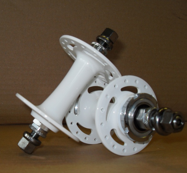 Novatec Bahnvorderradnabe weiss 32L