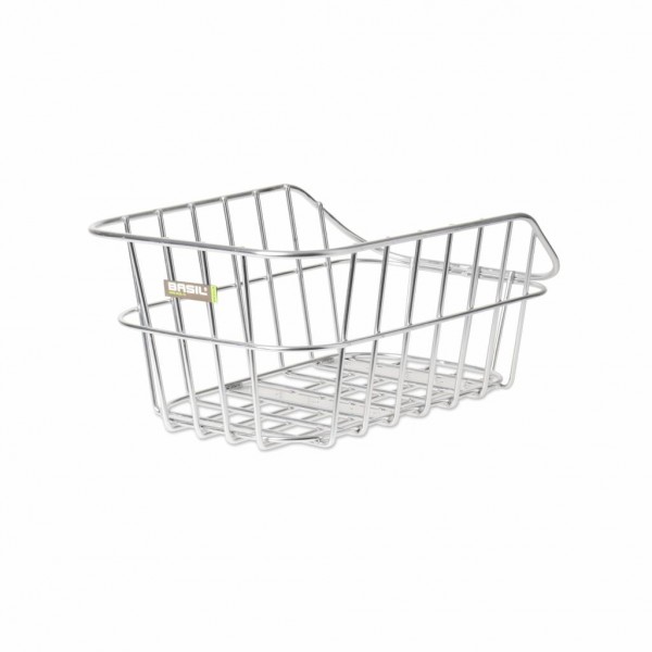 Basil Cento Korb Aluminium silber