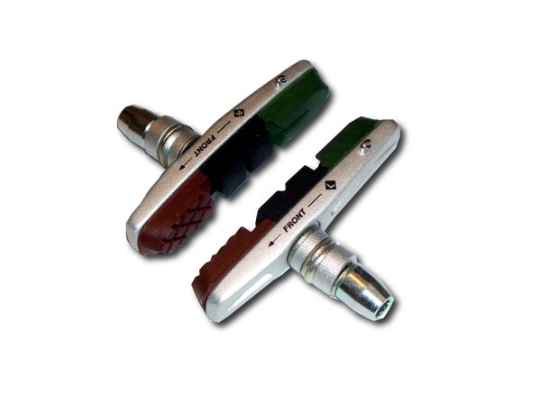 Promax 3 Komponenten Bremsbeläge mit Aluhalter für V-Brake