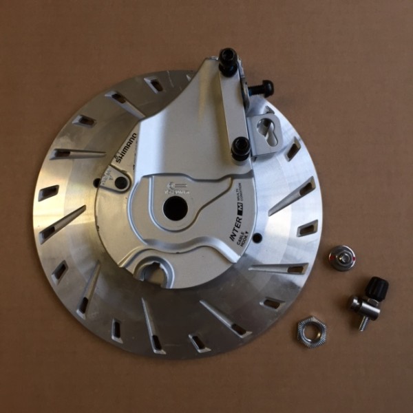 Shimano Rollerbrake BR-IM86F für Vorderrad IS Disc inkl. Zubehör -Montagespuren-