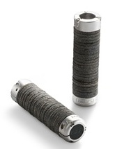 Brooks Plump Leder Griffe Lock On Paar schwarz