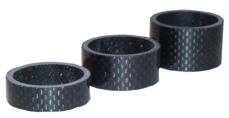 CNC 3K-Carbonspacer 10mm für 1 1/8"