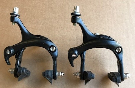 CNC Basic Rennradbremsenset schwarz langschenklig