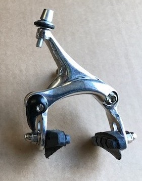 CNC Basic Rennradbremse Vorderrad silber