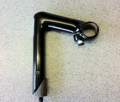 CNC Race Steckvorbau 1" 25,4/80mm schwarz