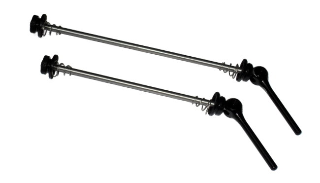 CNC New School MTB/Road Titanschnellspannerset schwarz-elox 47g