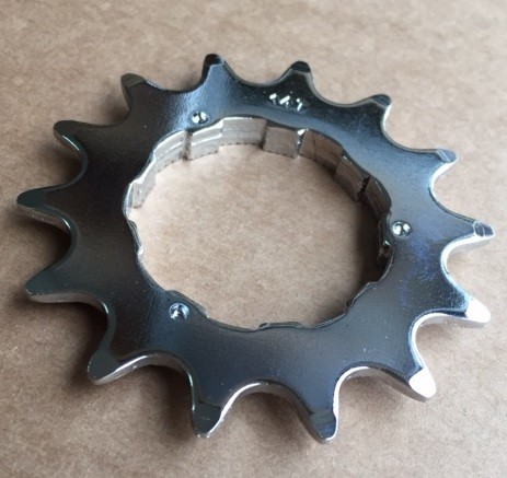 CNC Singlespeed Ritzel für Alu Freilaufkörper 13 Zähne