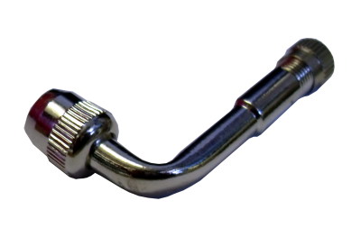 CNC AV Winkel- Ventiladapter für Luftdämpfer (Messing)