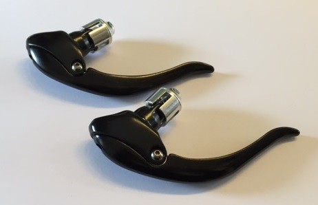 CNC Zeitfahrbremshebelpaar schwarz