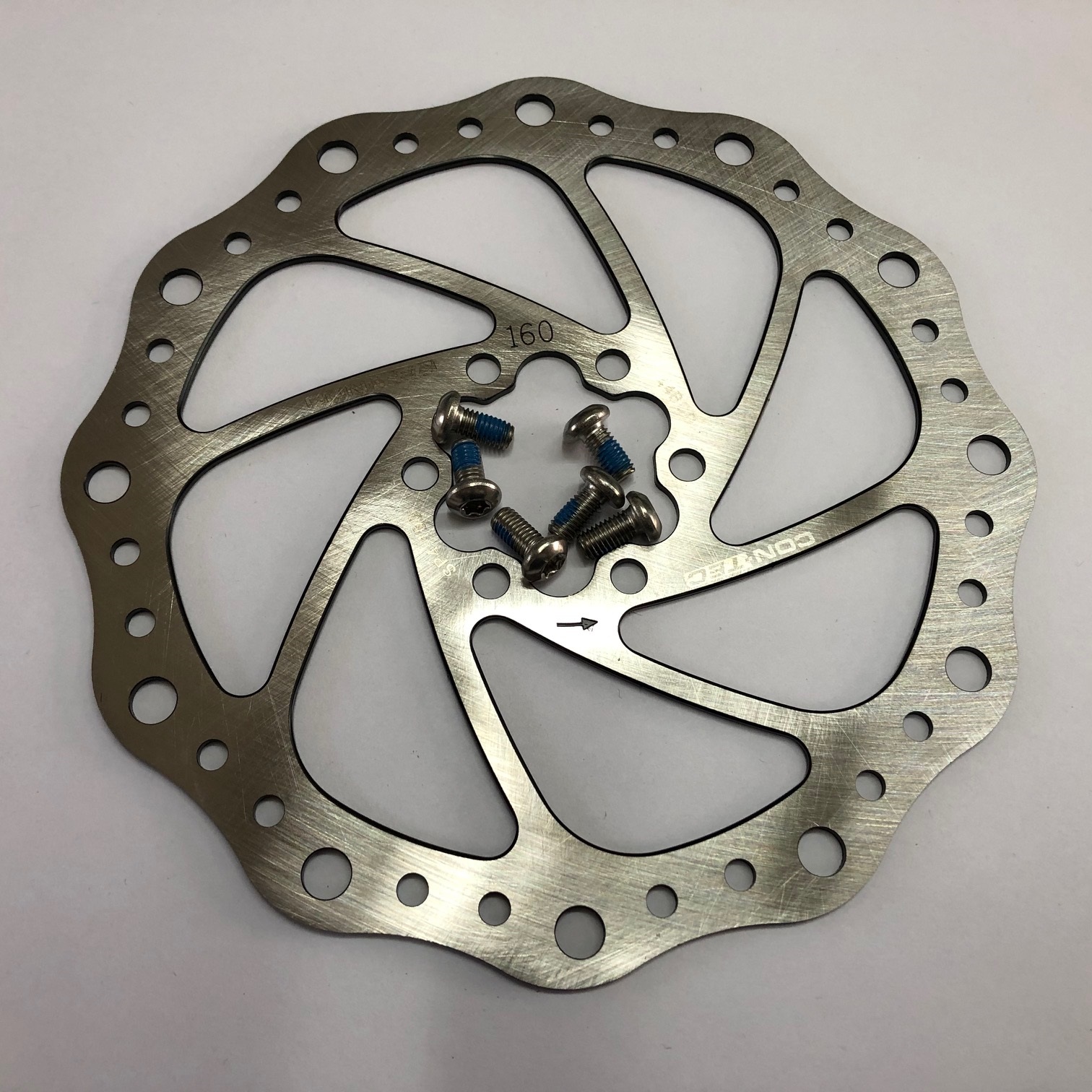 Contec CDR-1 Bremsscheibe 160mm 6-Loch inkl. Befestigungsschrauben