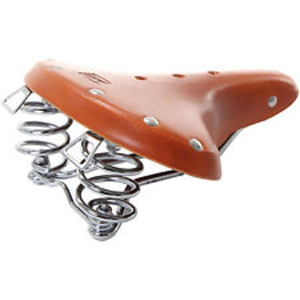 Contec Classic Exclusiv Touring Ledersattel gefedert honey