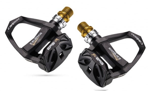 Exustar E-PR200CK Titan Renn Cliplesspedal schwarz (Keo kompatibel)