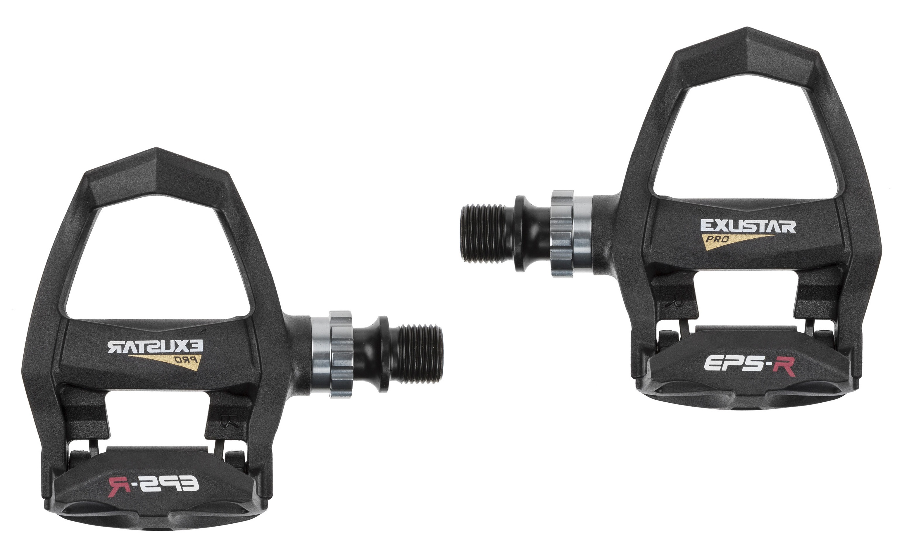 Exustar E-PR200BK Renn Cliplesspedal schwarz (Keo kompatibel)