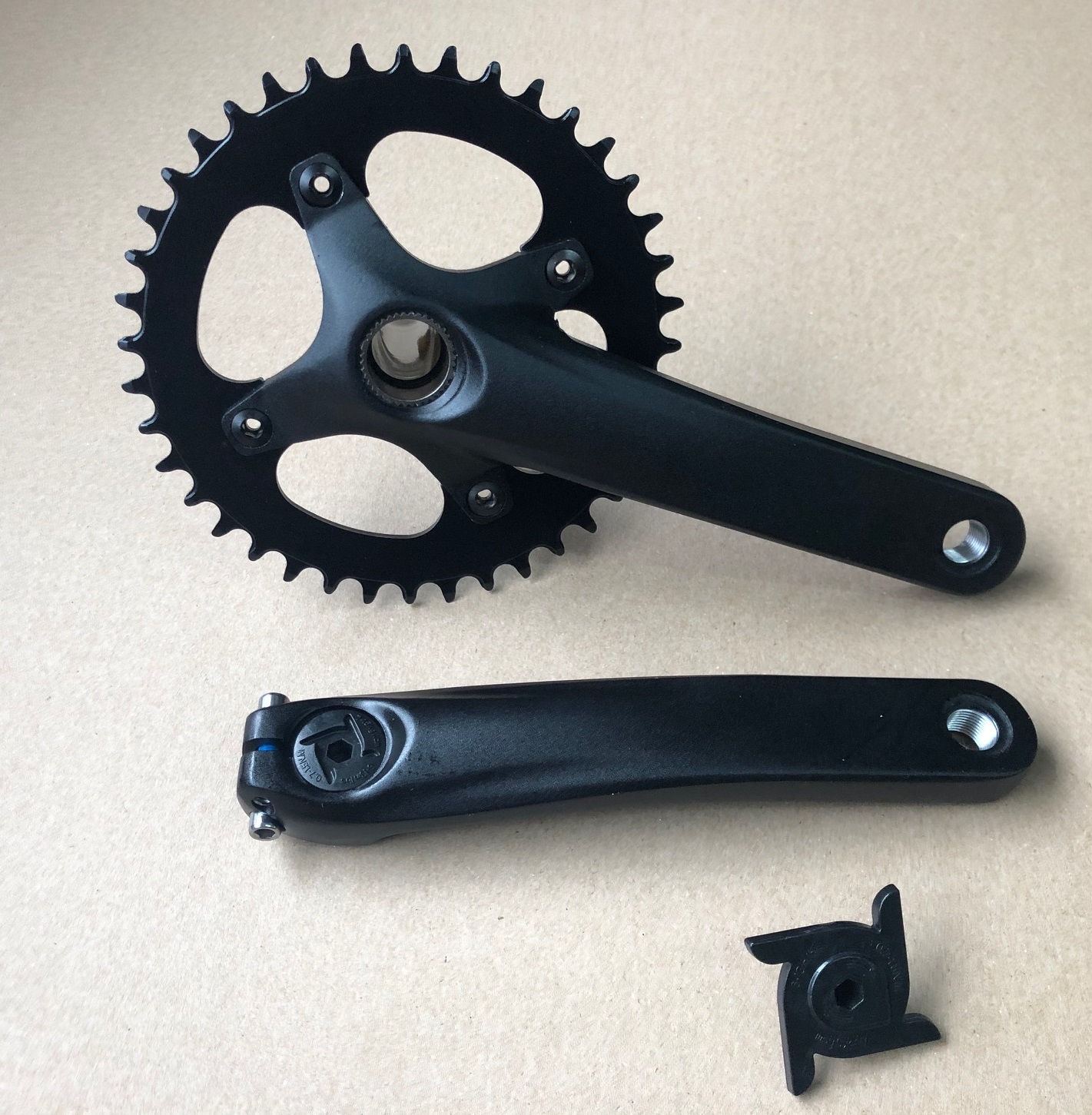 CNC 1x11/12 Kurbel 175mm 40Z schwarz ohne Innenlager