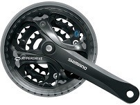 Shimano Kurbel FC-M361 170mm 42/32/22 Hosenschutz schwarz