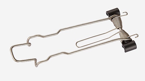 Racktime Federklappe ClampIt Edelstahl für Shine Evo Light, I-Valo Light 70/12mm