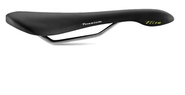 Selle Italia Flite Classic 1990 Titanium/Leder schwarz