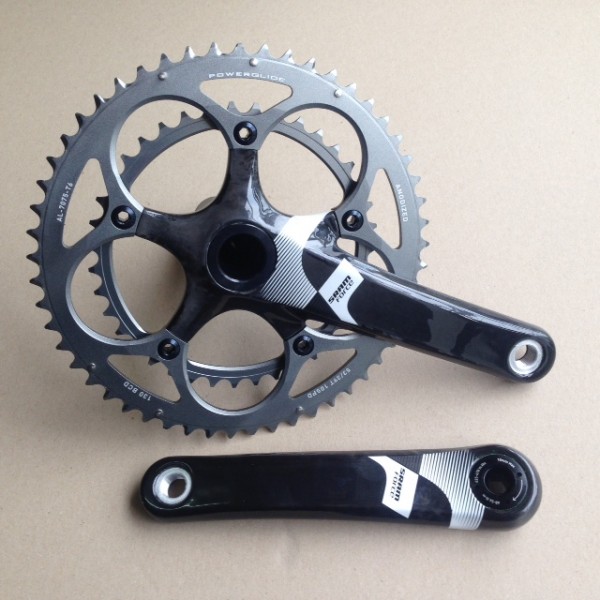 Sram Force Carbonkurbel 172,5mm 53/39 für PF30/BB30 silberne KB ohne Innenlager