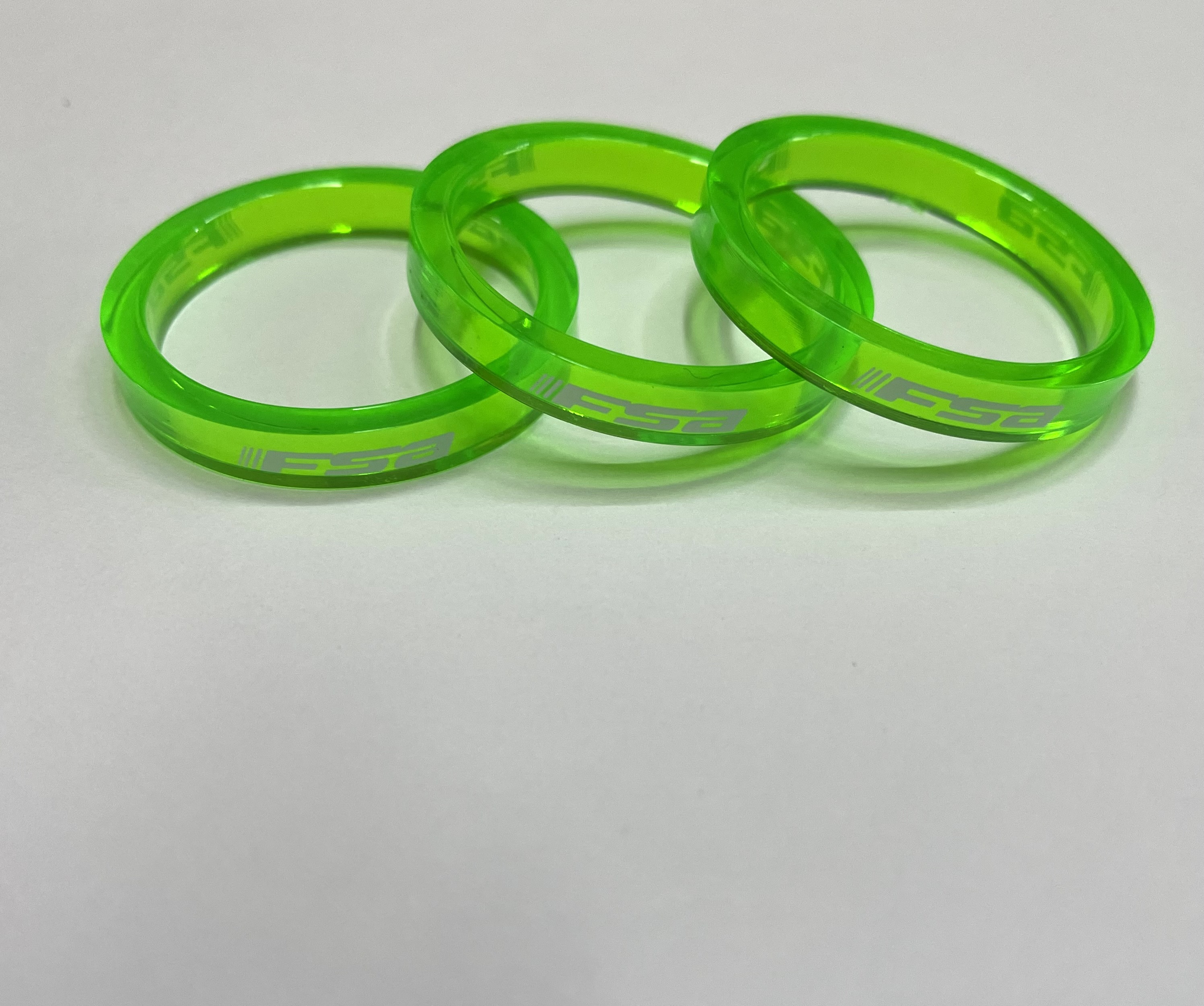 FSA Spacer 5mm für 1 1/8" transparent-grün