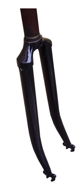 CNC Classic Rennrad Gabel CrMo für langschenklige Bremsen 1" schwarz