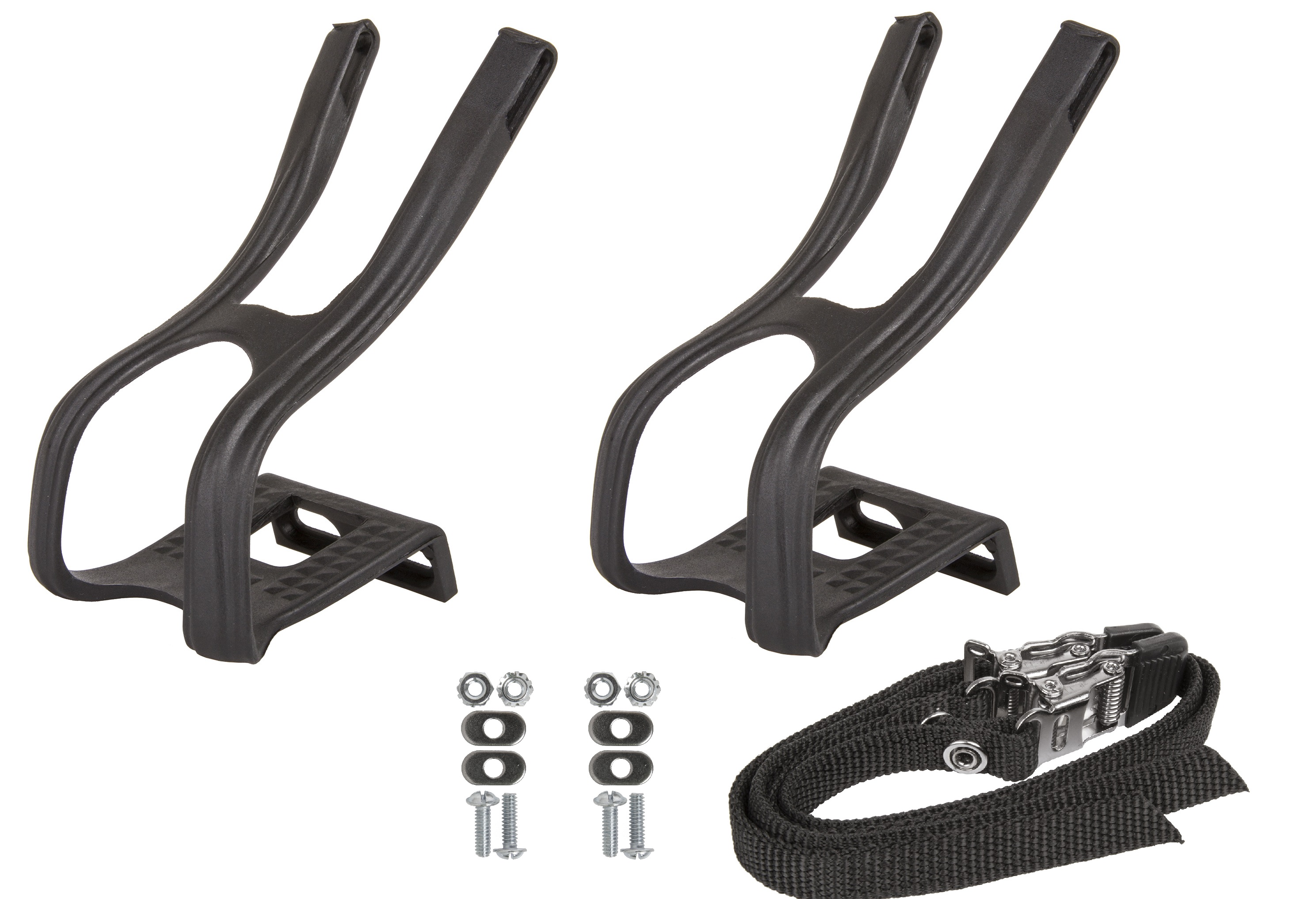 CNC Kunststoff-Pedalhaken mit Öse inklusive Riemen