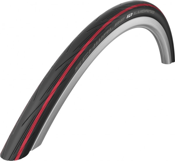 Schwalbe Lugano II 25-622mm schwarz/rot